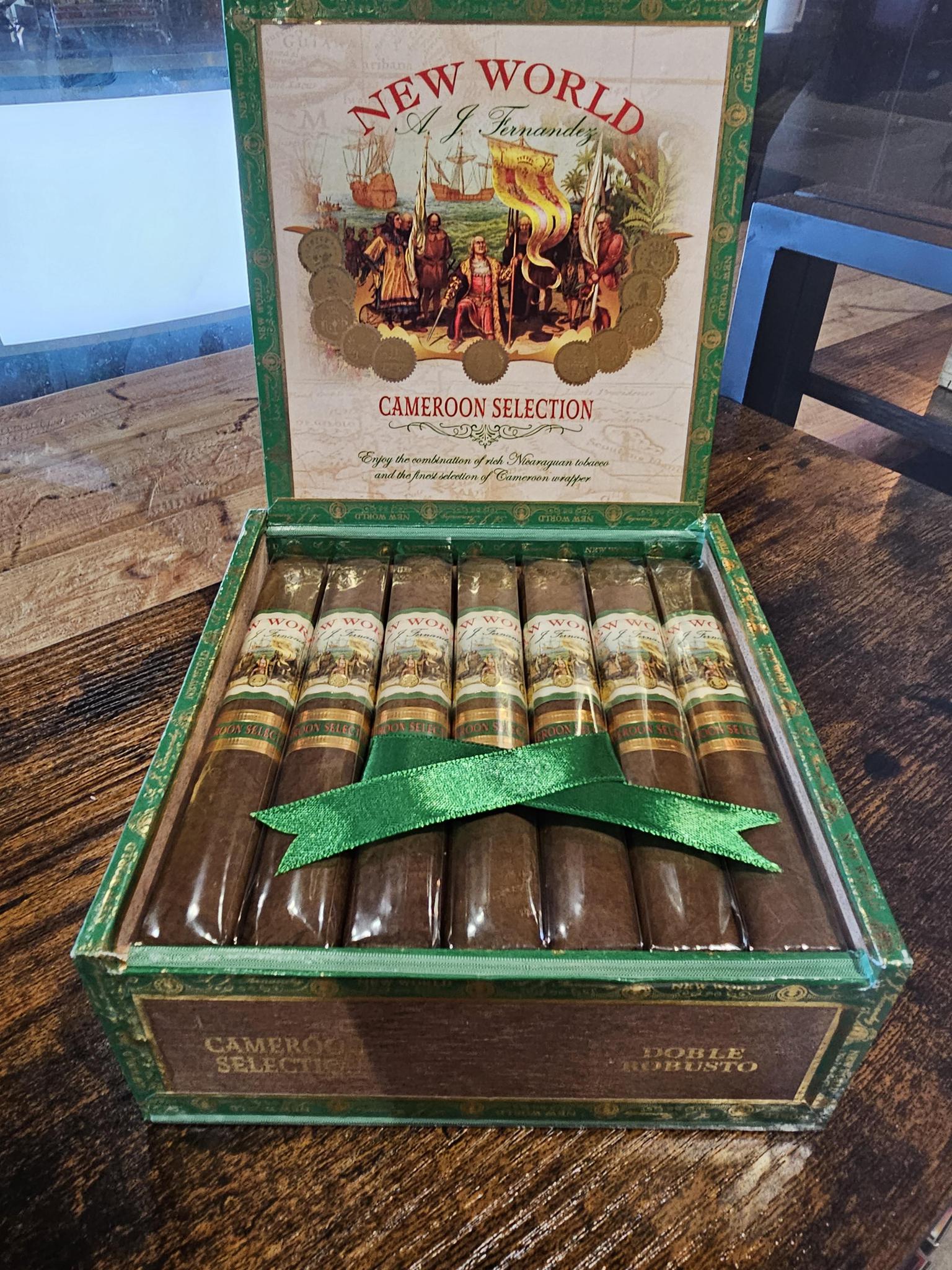 AJF New World Cameroon Double Robusto